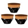 Makeup Foundation Brush Powder BB Cream Brushes Loose Powder Brush Flat Kit Maquiagem Cosmetic Make up Brushes (3 Pack,Black) view 1
