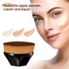 Makeup Foundation Brush Powder BB Cream Brushes Loose Powder Brush Flat Kit Maquiagem Cosmetic Make up Brushes (3 Pack,Black) view 2