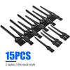 15pcs Electric Shaver Razor Cleaning Brushes Razor Cleaner Set Nylon Bristles Cleaner Brush,3 Styles view 2