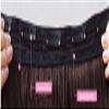 Aimeely Women Long Curly 20 Inch Ombre One Piece Hair Extension Synthetic Clip In Hairpieces Light Brown + Blue view 4