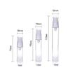 10pcs Airless Pump Press Bottle Empty Plastic Vacuum Lotion Bottles Clear Containers Cosmetics Skincare Travel Size Dispenser (15ml) view 4