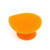 4pcs Silicone Face Scrubbers Heart Shape Face Blackhead Cleansing Brush with Suction Cup for Pore Removing Blackheads (Orange,Rose,Blue,Green) view 3