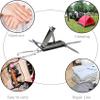 5in1 Multi Tool Nail Clippers,Nose Hair Scissors,Nail Files,Multi Purpose Pocket Knife,Screwdriver,Key Chain for Mini Multi Nail Clippers,Travel,Fishing,Hiking,Camping view 4