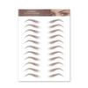 Aaiffey Hair-like Authentic Eyebrows 4D Brown Natural Tattoo Eyebrow Stickers Waterproof Imitation Ecological Lazy for Woman & Man Makeup Tool 10 Pcs view 1