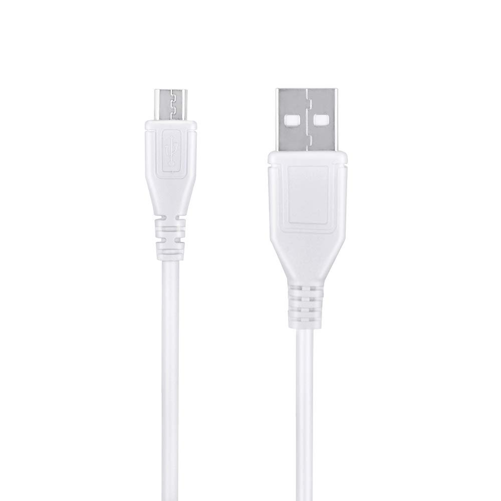 ABLEGRID 5ft White Micro USB Charging Cable Cord for Remington MB4110 HC-5750 HC-5950 MB-5350 MB-4550 MB4550T Rechargeable Men's Mustache Precision Power Haircut Beard Trimmer Grooming Shaver Clipper