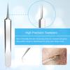 Best Blackhead Remover, Blackheads Blemish Removing, Acne Whitehead Removal Kit, Pimple Comedone Extractor Tool, Popper Pimples Treatment, with Tweezers, Risk Free for Face Forehead Nose view 3