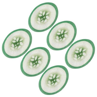 100pcs Under Eye Pads Disposable Cucumber Print Non-Woven Eye Patches Eyelash Pad DIY Eye Care Tool for Home Travel and Salon