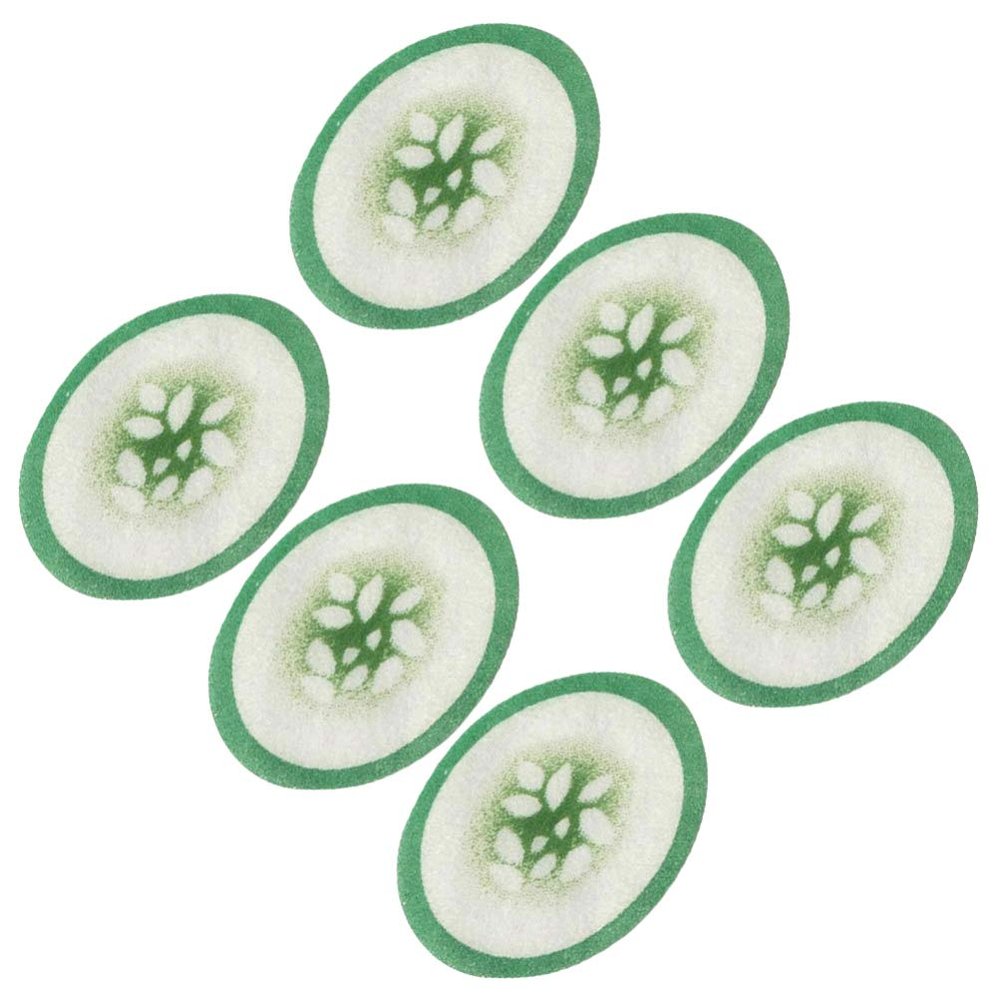 100pcs Under Eye Pads Disposable Cucumber Print Non-Woven Eye Patches Eyelash Pad DIY Eye Care Tool for Home Travel and Salon