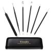 Blackhead Remover Pimple Popper Tool Kit - (6 Piece Kit) - Professional Stainless Pimples Comedone Extractor Removal Tool view 1