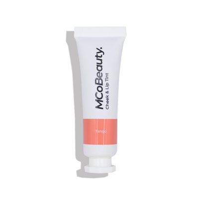 MCoBeauty - Cheek and Lip Tint - Dewy Gel-Cream Formula for Buildable Color - Multi-Use with a Soft Radiant Finish - Tango, True Orange Shade - Tinta para Labios, Liquid blush for Cheeks & Lips