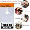 100 CT Salon Cape Waterproof Hair Dye Cutting Coloring Apron White view 4
