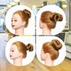 MEIBR Mannequin Head 100% Real Hair Styling Training 24-27inch Manikin Cosmetology Hairdressing Doll With Free Clamp Female+Braid Set (27#) view 4