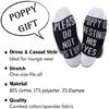 TSOTMO 2 Pairs Grandpa Gift Novelty Gift From Grandkid Fathers Day Gift Please Do Not Disturb Poppy Is Resting His Eyes (Poppy His Eyes) view 2