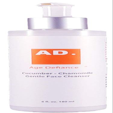 Age Defiance Cucumber Chamomile Face Cleanser (6 oz) - gentle facial/skin cleanser, natural plant extract formula