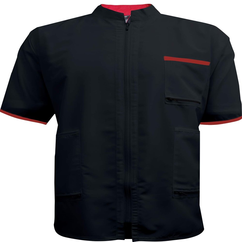 2 Tone China Collar Jacket For Barbers and Hair Stylist (XXX-Large)