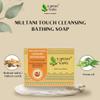 Earthy Sapo Multani Touch Bathing Soap, (Fullers earth/Multani Mitti), oily skin, 100 G (Pack Of 3) view 3