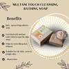 Earthy Sapo Multani Touch Bathing Soap, (Fullers earth/Multani Mitti), oily skin, 100 G (Pack Of 3) view 4
