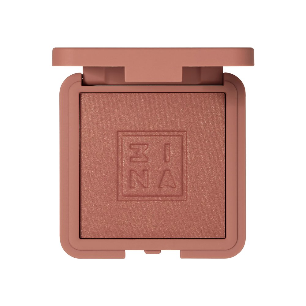 3INA The Blush - Natural Light Mineral Powder Blush for Cheeks - Pigmented and Long-Lasting Formula - Easy to Blend, Luminous Finish - 504-0.26 oz