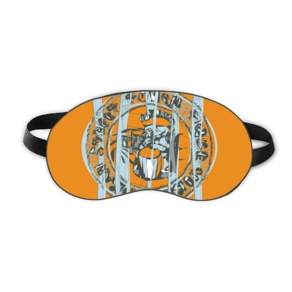 Abstract Animal Cartoon Combination Pattern Sleep Eye Shield Soft Night Blindfold Shade Cover