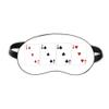 3 Heart Spade Diamond Club Pattern Sleep Eye Shield Soft Night Blindfold Shade Cover view 1