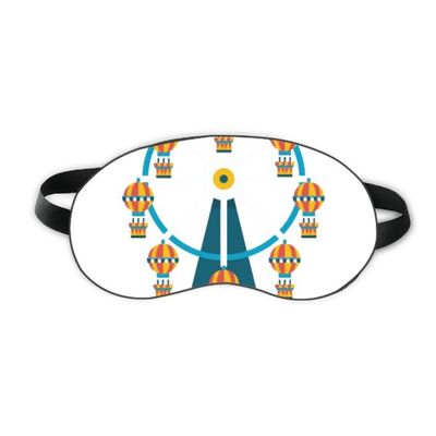 Amazing Funny Park Ferris Wheel Illustration Sleep Eye Shield Soft Night Blindfold Shade Cover