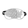 America USA Map City Wordcloud Sleep Eye Shield Soft Night Blindfold Shade Cover view 1