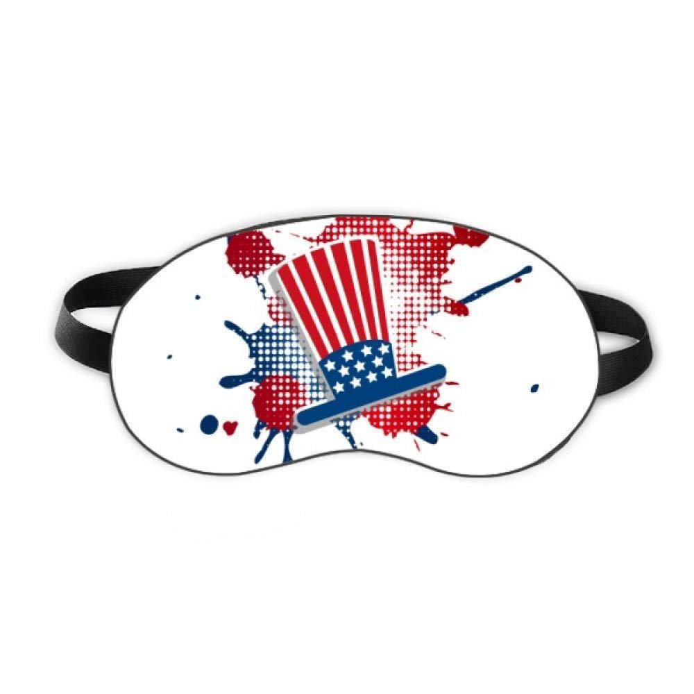 America 4 July Independent Day Hat Sleep Eye Shield Soft Night Blindfold Shade Cover