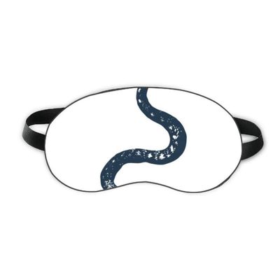 Animal Black Snake Sketch Pattern Sleep Eye Shield Soft Night Blindfold Shade Cover