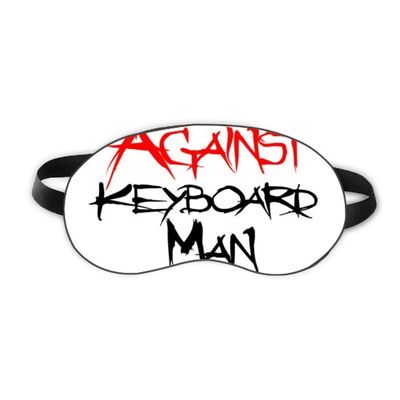 Against Keyboard Man Sleep Eye Shield Soft Night Blindfold Shade Cover
