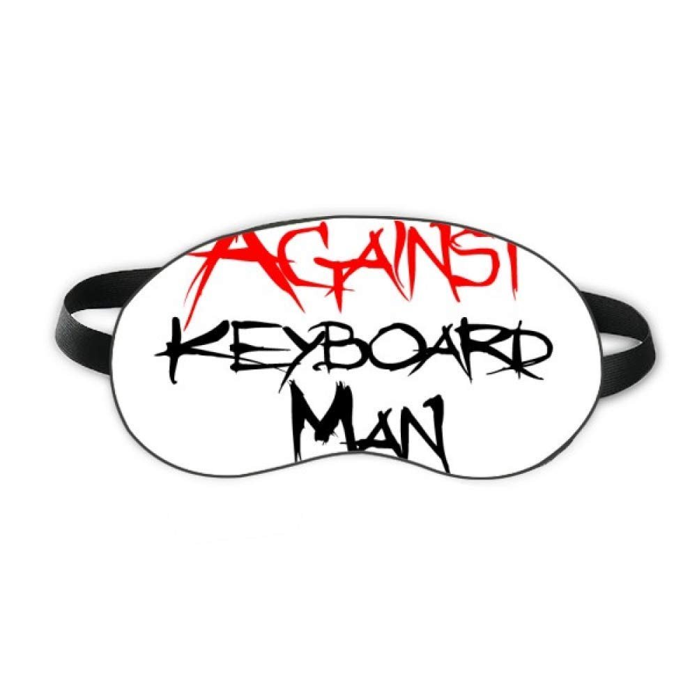 Against Keyboard Man Sleep Eye Shield Soft Night Blindfold Shade Cover
