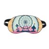 Amusement Park Black Ferris Wheel Pattern Sleep Eye Shield Soft Night Blindfold Shade Cover view 1