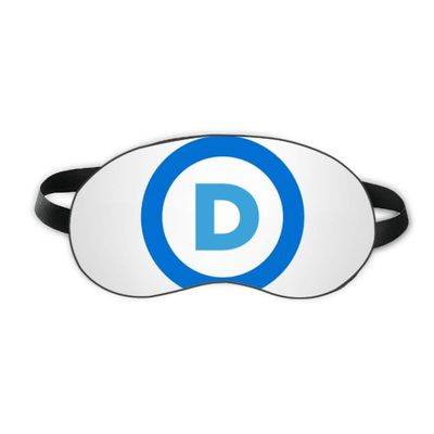 America Emblem Democratic Party Blue Sleep Eye Shield Soft Night Blindfold Shade Cover