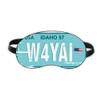 American USA Car Licence Plate Number Sleep Eye Shield Soft Night Blindfold Shade Cover view 1