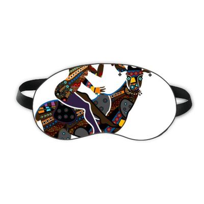 African Aboriginal Black Women Deer Greatet Sleep Eye Shield Soft Night Blindfold Shade Cover