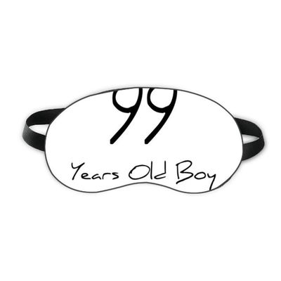 99 years old Boy Age Longevity Sleep Eye Shield Soft Night Blindfold Shade Cover