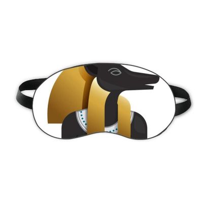 Ancient Egypt Anubis Art Pattern Sleep Eye Shield Soft Night Blindfold Shade Cover