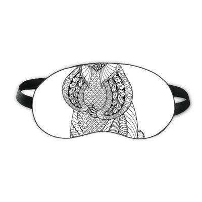 Animal Big Mouse Picture Sleep Eye Shield Soft Night Blindfold Shade Cover
