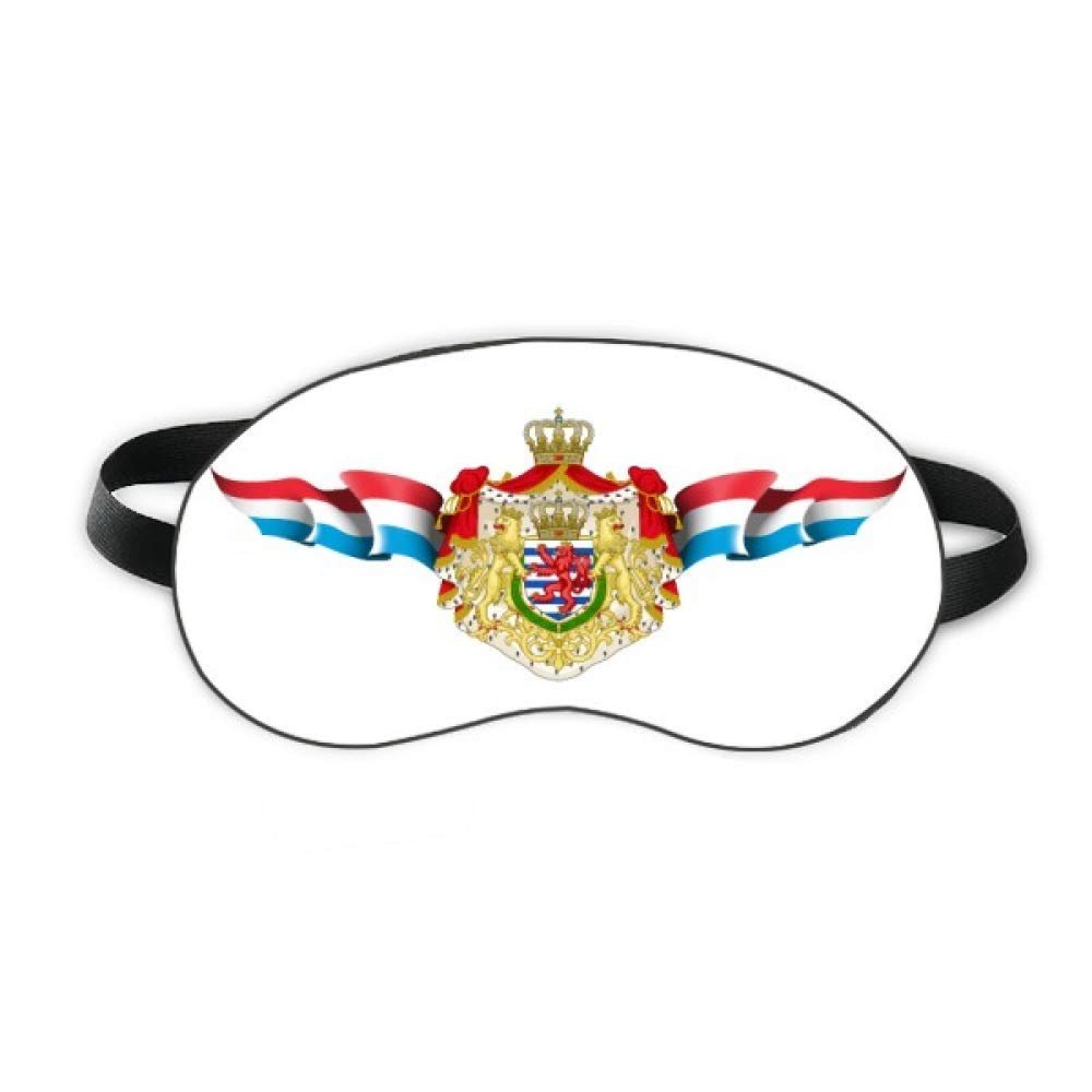 Luxembourg Flag National Emblem Sleep Eye Shield Soft Night Blindfold Shade Cover