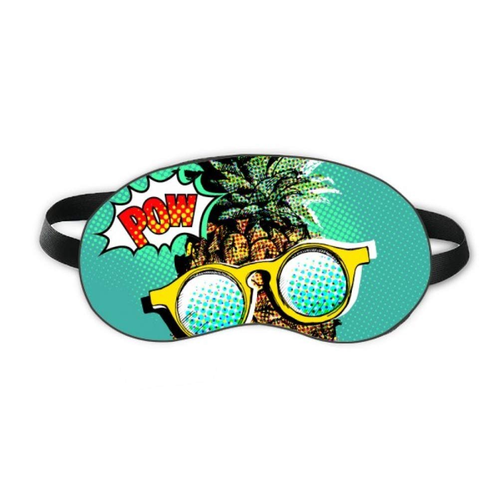 American Comic Style Pineapple Fruit Sleep Eye Shield Soft Night Blindfold Shade Cover