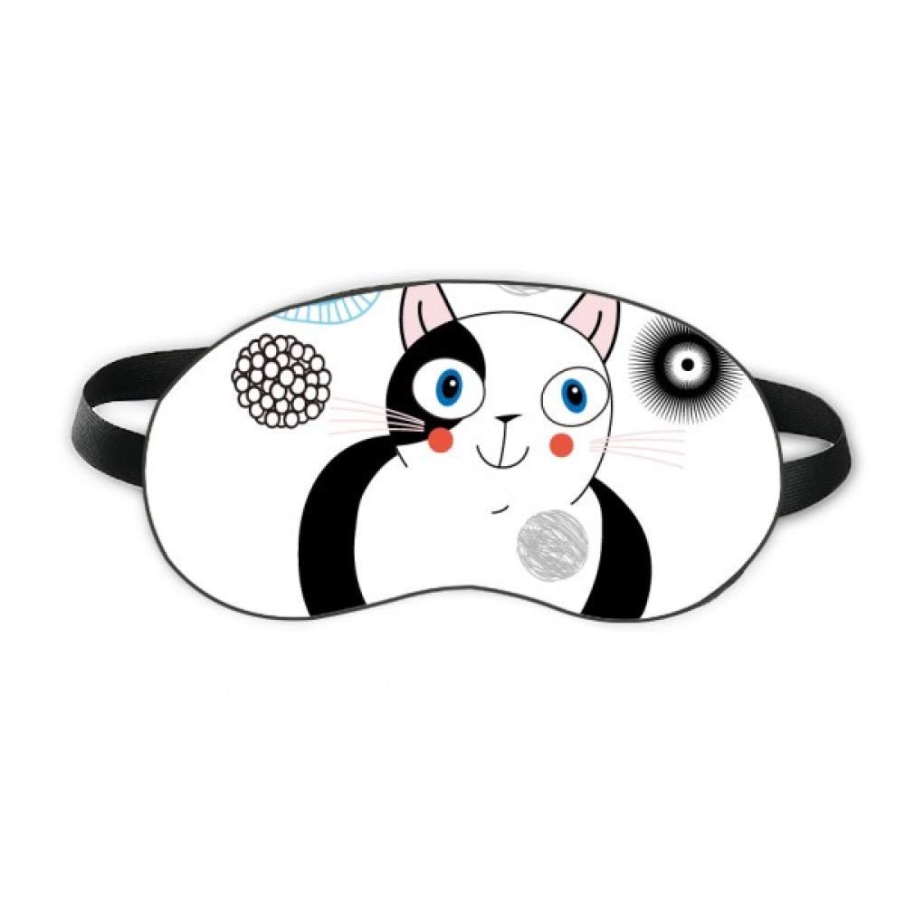 Animal Cute Fat Cat smile Sleep Eye Shield Soft Night Blindfold Shade Cover