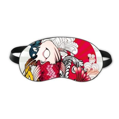 Art Fish Koi Japan Pattern Sleep Eye Shield Soft Night Blindfold Shade Cover