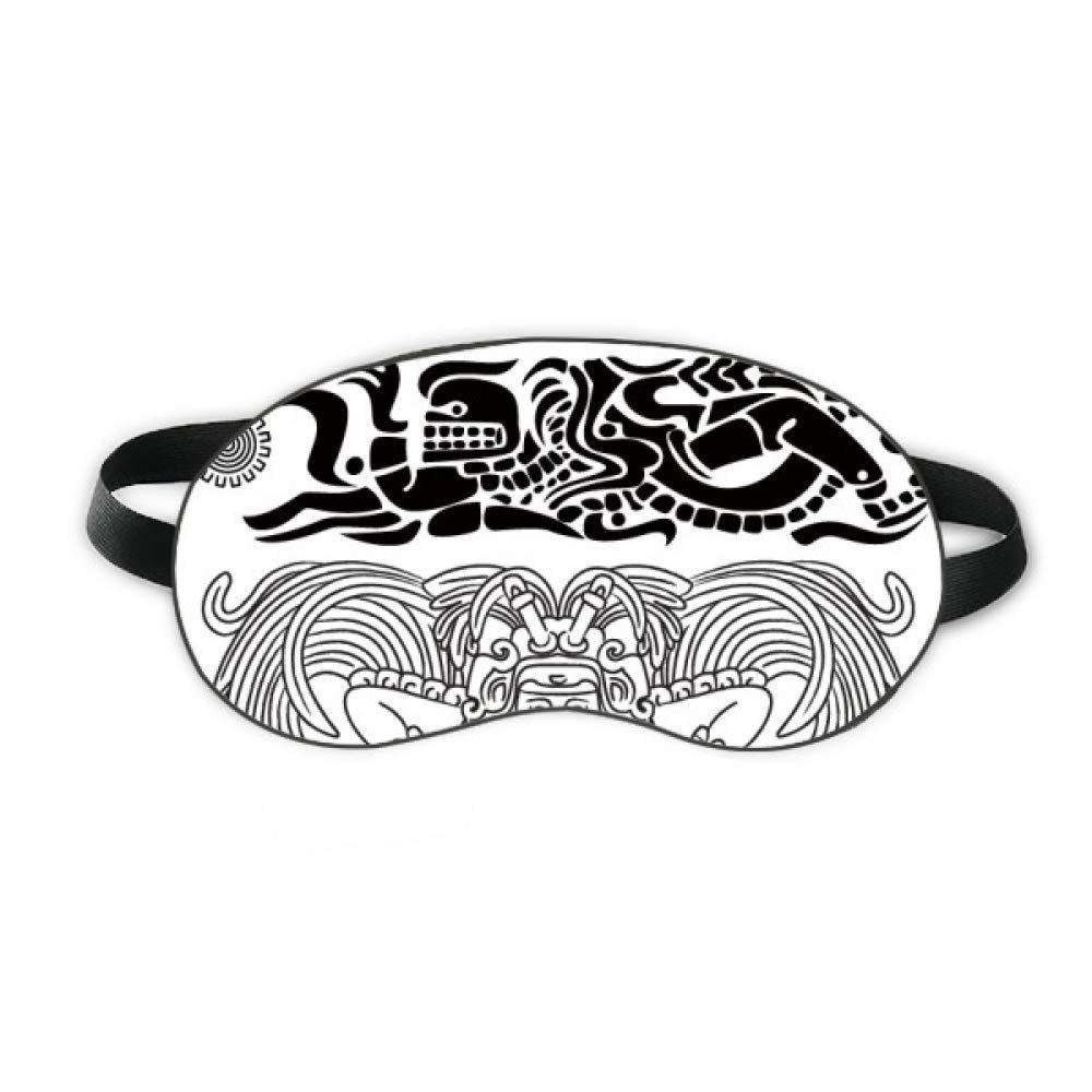 Ancient Egypt Abstract Art Decorative Pattern Sleep Eye Shield Soft Night Blindfold Shade Cover