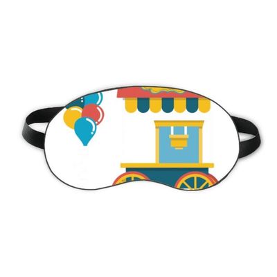 Amazing Funny Park Hot Dog Illustration Sleep Eye Shield Soft Night Blindfold Shade Cover
