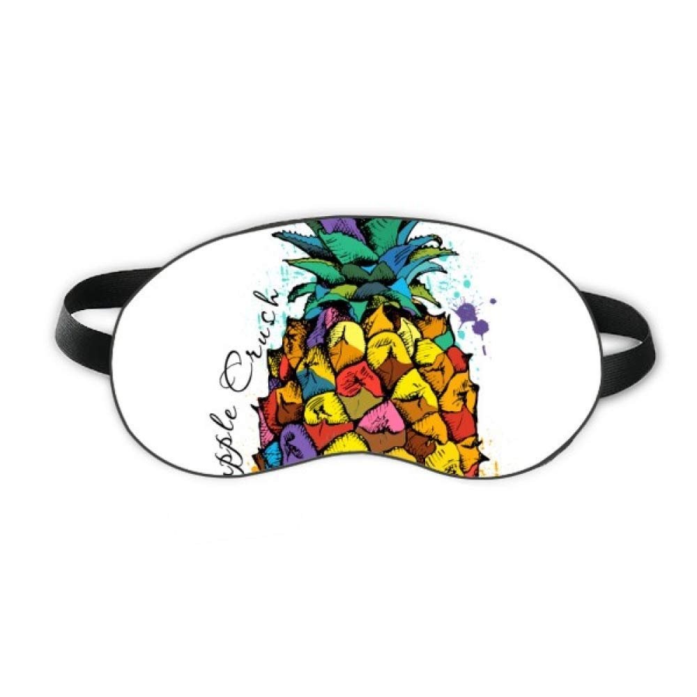 Strong Color Pineapple Tropical Fruit Sleep Eye Shield Soft Night Blindfold Shade Cover