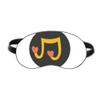 Adorable Heart-Shaped Music Notes Sleep Eye Shield Soft Night Blindfold Shade Cover view 1