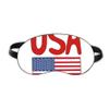 America National Flag Red Pattern Sleep Eye Shield Soft Night Blindfold Shade Cover view 1