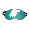 Asia Continent Outline Outline Map Sleep Eye Shield Soft Night Blindfold Shade Cover view 1