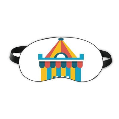 Amazing Funny Park Tent Illustration Sleep Eye Shield Soft Night Blindfold Shade Cover