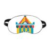 Amazing Funny Park Tent Illustration Sleep Eye Shield Soft Night Blindfold Shade Cover view 1