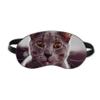 Animal Big Eye Gray Cat Photograph Sleep Eye Shield Soft Night Blindfold Shade Cover view 1
